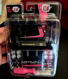 M2 1965 Ford Econoline Van (kit) R76 Black Hot Pink (T1) - Picture 1 of 1