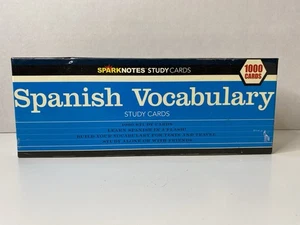 Spanish Vocabulary Study Cards - 1,000 Cards SPARKNOTES 2006 - Bild 1 von 4