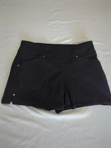 Pantaloncini donna neri International Concepts taglia 6 - Foto 1 di 6