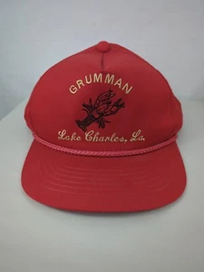 Vintage Grumman Lake Charles Snapback Mütze Ultra Rare Embroidered Crawdad Logo - Bild 1 von 10