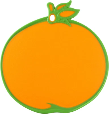 Tabla de cortar/servir Dexas, forma naranja 12,5 x 10,25 pulgadas Foto 1 de 2
