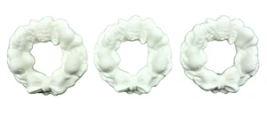 3 Partylite Kegel Kerzen Deko Kranz Porzellan Biskuit Weihnachten Urlaub - Bild 1 von 7