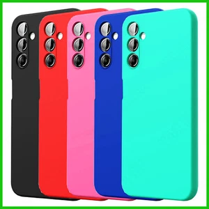 Cover per Samsung Galaxy A14 4G 5G Silicone Custodia Protezione Pellicola Vetro - Foto 1 di 24
