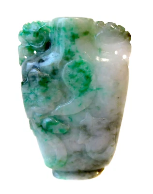 Botella SNUFF JADEÍTA Manzana y ESMERALDA IMPERIAL Verde CHINO Jade Foto 1 de 4