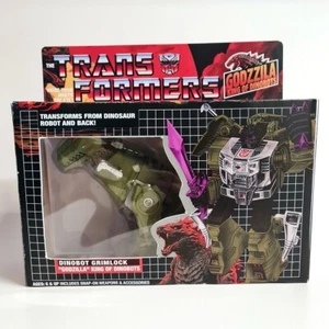TRANSFORMERS G1 Dinobot GRIMLOCK "GODZILLA" Custom Toy figure in Custom box - Picture 1 of 6