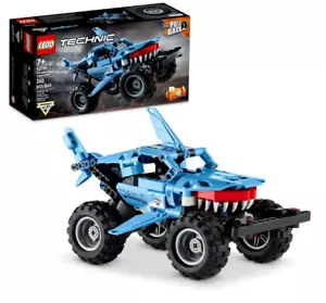 Monster Jam Tiburón Camión Corredor Coche Juguete Megalodon Juguetes de Construcción Niños LEGO Técnica - Imagen 1 de 8
