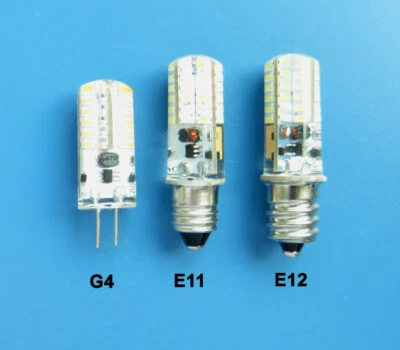 G4/E11/E12 LED bulb White/Red/Green/Blue 2W 48-3014SMD 12V Silicone Light Lamp 1 - Image 1 of 4