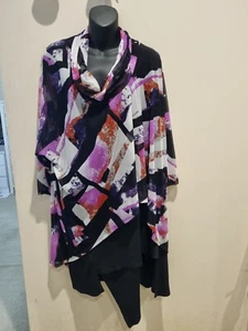 ts taking shape Dress Top Layers Sz XL 2 Piece - Picture 1 of 2