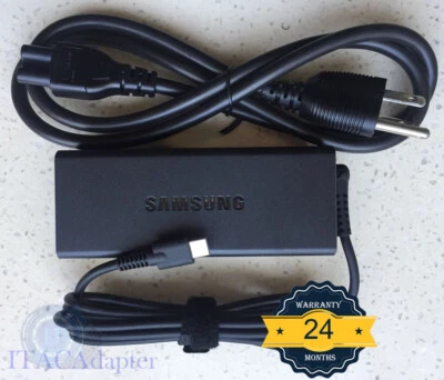 New Original Samsung 65W USB-C Cord/Charger Galaxy Book2 Pro np934xed-kb2 Laptop - Image 1 of 4