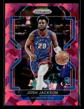 Josh Jackson 2021-22 Panini Prizm #190 Pink Ice Detroit Pistons