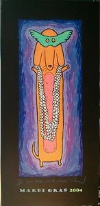 Matt Rinard Long Beads for My Weenie Limited Edition Lithograph Poster Print - Picture 1 of 4