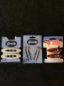 3 PK 1999-00 Goody Barrettes Assorted Colors & Bobby Slides ~ New- 🔥🔥 - Picture 1 of 7