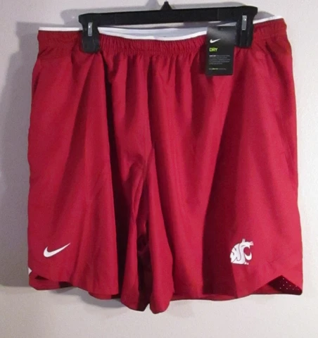 NWT Nike Washington State Cougars DRY OnCourt Performance Shorts 4XL Crimson $75 Cover