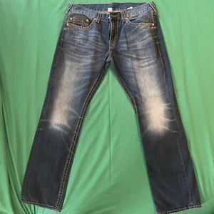 Men’s True Religion Billy Big T Straight Leg Jeans Size 38 FREE SHIPPING - Bild 1 von 11