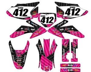 2008-2014 CRF 150 F RACE SERIES Pink Senge Graphics Kit Compatible with Honda - Picture 1 of 10