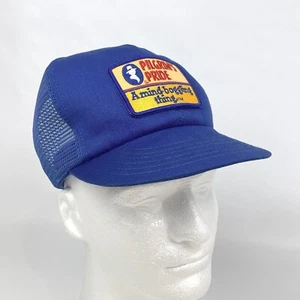 VTG Pilgrim's Pride "A mind-boggling thing" Snap Back Blue Trucker Hat Cap - Picture 1 of 12