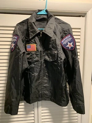 Stevens Professional Services Security WindBreaker Black Jacket Size Large - Image 1 of 4