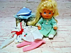 Vtg Barbie Superstar 80s HEART FAMILY BABY DOLL & Clothes Set Blond Rosebud 1987 - Picture 1 of 15