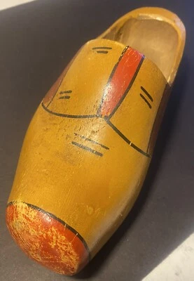 Vintage Dutch Wooden Shoe. 10” - Image 1 of 4