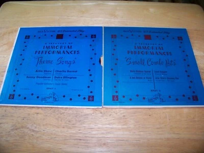 Set of (2) A Treasury of Immortal Performances 45EPs - Both on RCA Victor w/cvrs - Image 1 of 2