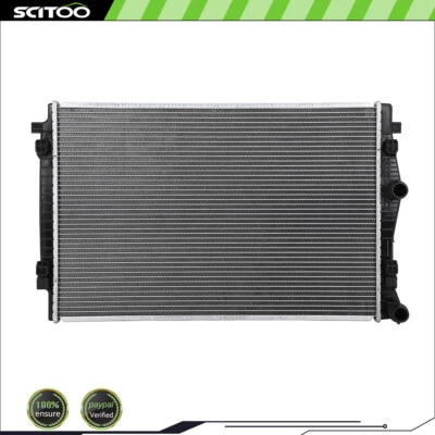 Aluminum Radiator 13827 Fits 2019 20-2021 Volkswagen Jetta 1.4L Automatic trans. — 第 1/4 张图片