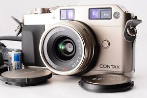 MINT Contax G1 Green Label Film Camera Biogon 28mm f/2.8 Lens w/strap From Japan