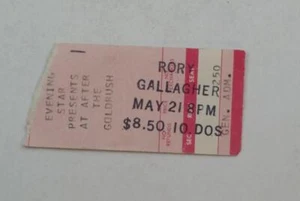 RORY GALLAGHER Original Concert TICKET MAY 21, 1985  After The Goldrush Tempe AZ - Picture 1 of 4