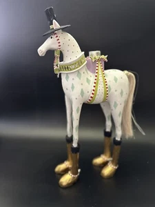 Patience Brewster 18 Zoll Kandelaber Arthur Pferd Weihnachten saisonal - Bild 1 von 10
