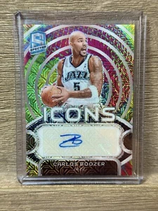 2023-24 Panini Spectra Basketball Carlos Boozer Icons Meta Auto Prizm /25 Jazz - Picture 1 of 2
