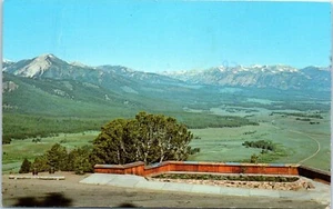 Galena Summit & Stanley Basin. Sawtooth Mountain Range Utah Postcard c1972 - Picture 1 of 2