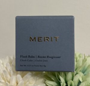 NEW IN BOX Merit Flush Balm Cream Blush in BEVERLY HILLS soft peach - Full Size