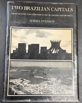 Evenson 1973 TWO BRAZILIAN CAPITALS Yale Press Hardcover Ex-Library Urbanization - Image 1 of 4