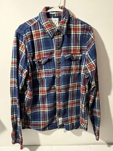 Abercrombie & Fitch XXL Men's Flannel Long Sleeve Muscle Shirt - Picture 1 of 17