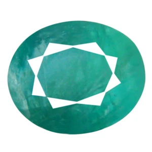 0.81 ct Oval Cut (7 x 6 mm) Unheated / Untreated Greenish Blue Grandidierite - Picture 1 of 1