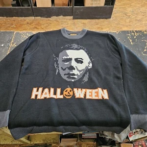 Halloween Mondo Tees Knit Sweater Michael Myers Size Large - Picture 1 of 6