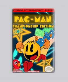 Pac-Man Championship Edition NES - 2"x3" Fridge MAGNET (nintendo retro