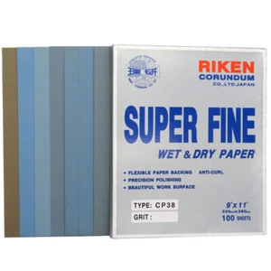 230x280mm Wet Dry Paper Sandpaper Sanding Paper Mixed Grade Sheets 1500-7000Grit - Picture 1 of 7