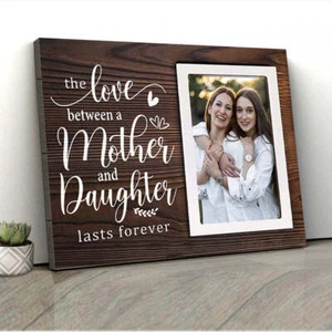 The Love between a Mother and Daughter Last Forever - Woode vintage personalizado - Imagen 1 de 3