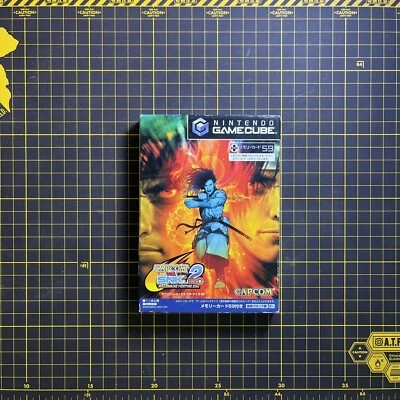 CAPCOM VS SNK 2 EO Nintendo GameCube GC 2002 CAPCOM w/Box Hagaki NTSC-J Japan - Image 1 of 4