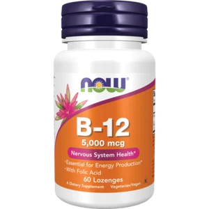 NOW Foods B-12 5,000 mcg 60 Loz - Picture 1 of 2