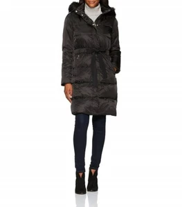 Cinturón Ivanka Trump para mujer cinta de plumón cantado piel sintética negro talla XS 141518 - Imagen 1 de 3