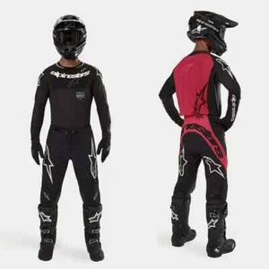 2025 Alpinestars SuperTech Motocross Racing Gear Set Jersey/Pants Combo MX Suit - Picture 1 of 4