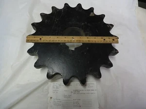 TSUBAKI 160B18F SPROCKET BORE SIZE 3-1/8" "NEW" RC-160 18 TOOTH STEEL B HUB - Picture 1 of 7