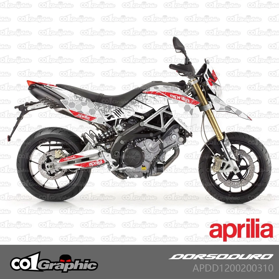 KIT COMPLETO CALCOMANÍAS GRÁFICAS PEGATINAS PARA APRILIA DORSODURO 1200 2008-2018 Foto 1 de 1