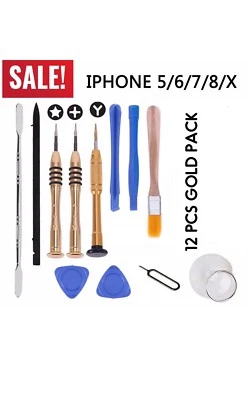 For iPhone 7G Repair Tools Kit Screwdriver Set Open Pry 8 XS MAX Plus Tri Point - Image 1 of 4