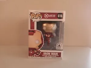 Funko Pop! Vinilo: Marvel - Iron Man (metálico) - Disney (exclusivo) #616 - Imagen 1 de 7