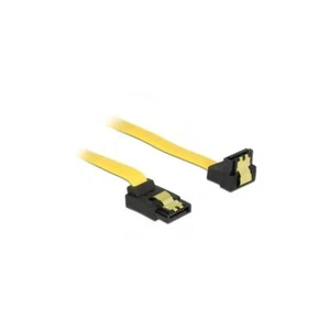 SATA 6 Gb/s Kabel oben gewinkelt auf unten gewinkelt 30 cm gelb - Bild 1 von 1