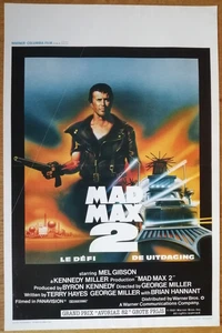 MAD MAX 2 mel gibson affiche cinema belge originale '81 sci-fi - Picture 1 of 1