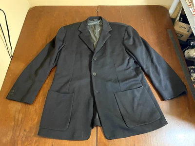 GIORGIO ARMANI Brown Overcoat Sport Coat Jacket 42R - Image 1 of 4