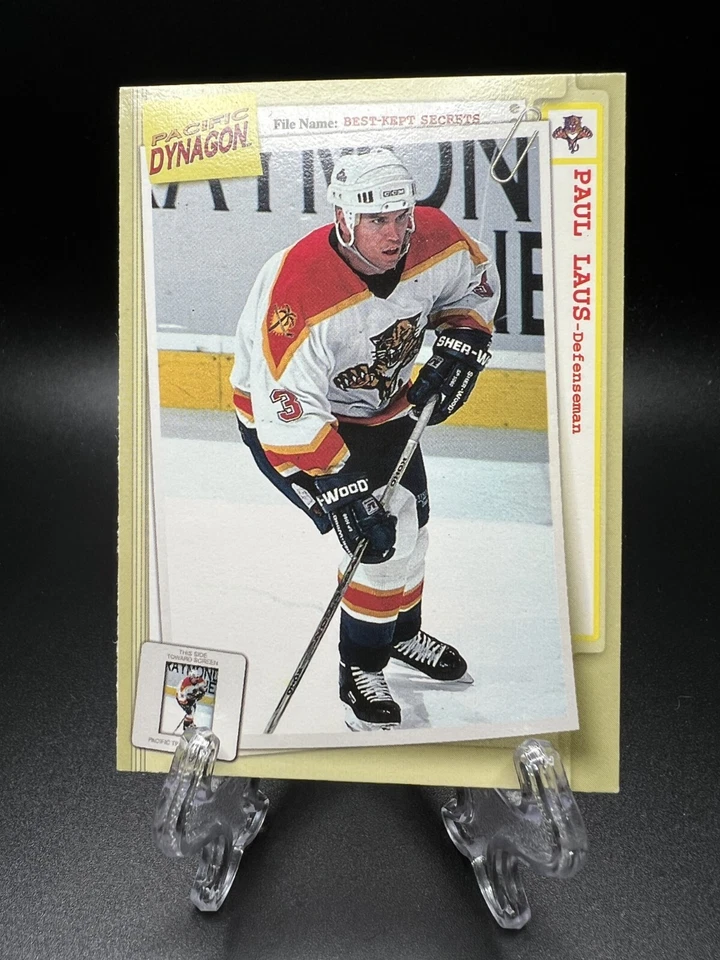 1997-98 Pacific Dynagon - Best-Kept Secrets Paul Laus #42 Panthers - Image 1 of 2